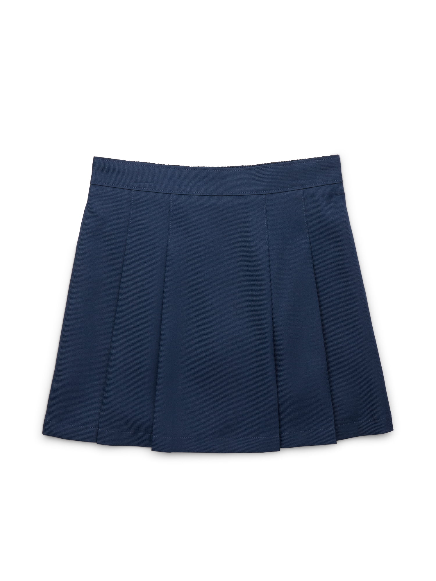 Wonder Nation Girl's School Uniform Pleated Scooter Skirt, Sizes 4-16