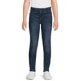 thumbnail image 1 of Wonder Nation Girl's Skinny Mid Rise Jeans, Sizes 4-18 & Plus, 1 of 5