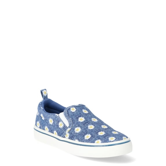 Wonder Nation Girls Slip-On Sneakers