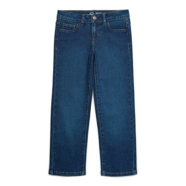 Wonder Nation Girl's Straight Leg Jeans, Sizes 4-18 & Plus
