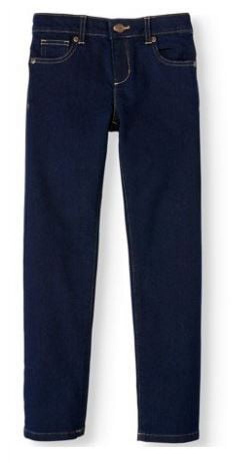 Wonder Nation Girl's Straight Leg Jeans, Sizes 4-18