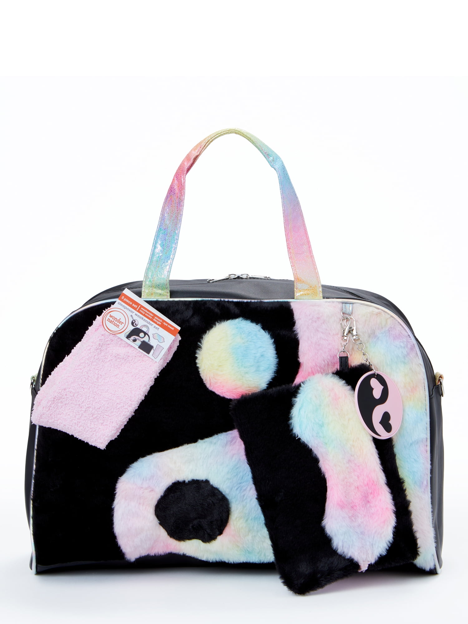 Wonder Nation Girl's Yin Yang Ombre Weekender Duffle Handbag