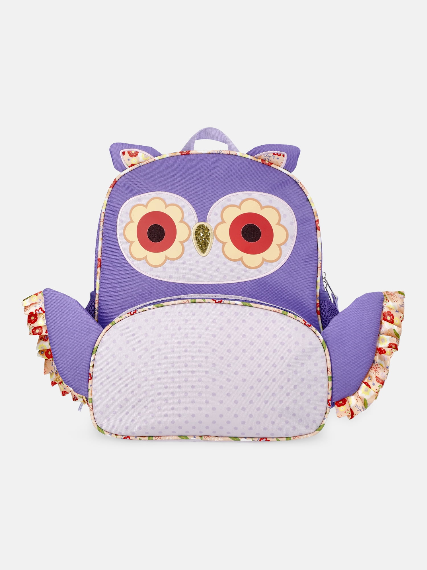 Wonder Nation Toddler's Pretty Owl 13.5" Backpack, Purple Moon