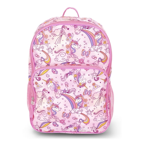 Wonder Nation Girls' 17" Day Dream Doodles Backpack, Pink