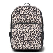 Wonder Nation Girls' 16" Leopard Spots Backpack, Black