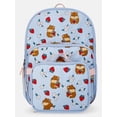 thumbnail image 1 of Wonder Nation Girl's 17" Cappy Berry Capybara Backpack & Lunch Set, Blue, 1 of 5