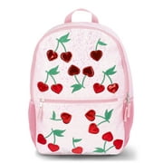 WONDER NATION Girls' 17" Cherry Cheers Laptop Backpack, Pink