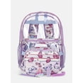 thumbnail image 1 of Wonder Nation Kids' Butterfly Cabana 17" Sensory Backpack and Lunch Tote Set, 2-Piece, Purple, 1 of 5