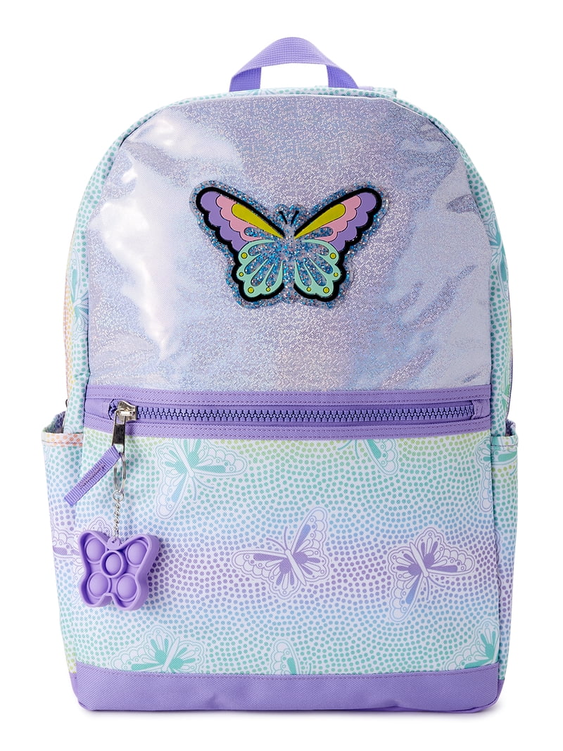 Vintage Y2K Eastsport Butterfly Mini Backpack Purple Pink Galaxy Glitter Fairy Eastsport | Bags | Eastsport Womens Pink Backpack | Poshmark main image 3