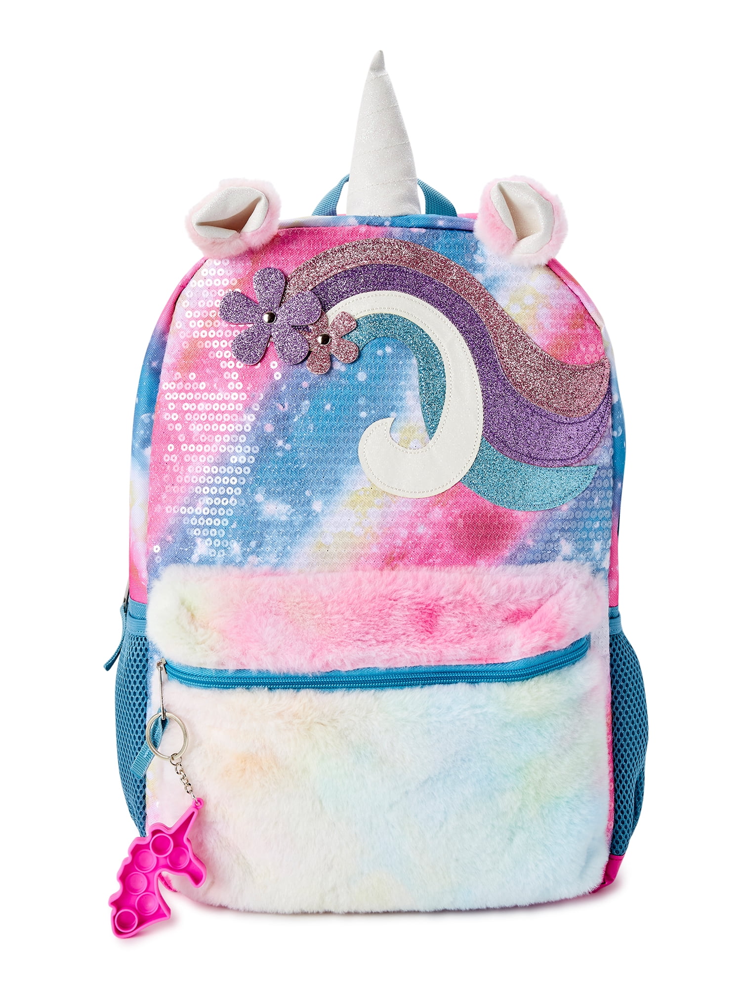 Unicorns Personalized Large Kids School Backpack with Side Pockets +  Reviews
