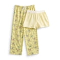 thumbnail image 1 of Wonder Nation Girls Pajama Pants and Shorts, 2-Pack, Sizes 4-18, 1 of 3