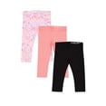 thumbnail image 1 of Wonder Nation Girls Capri Leggings, 3-Pack, Sizes 4-18 & Plus, 1 of 4