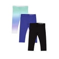 thumbnail image 1 of Wonder Nation Girls Capri Leggings, 3-Pack, Sizes 4-18 & Plus, 1 of 4