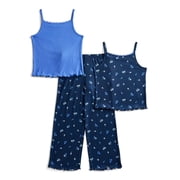 Girls Tank Tops and Pants Sleep Set, 3-Piece, Sizes 4-18