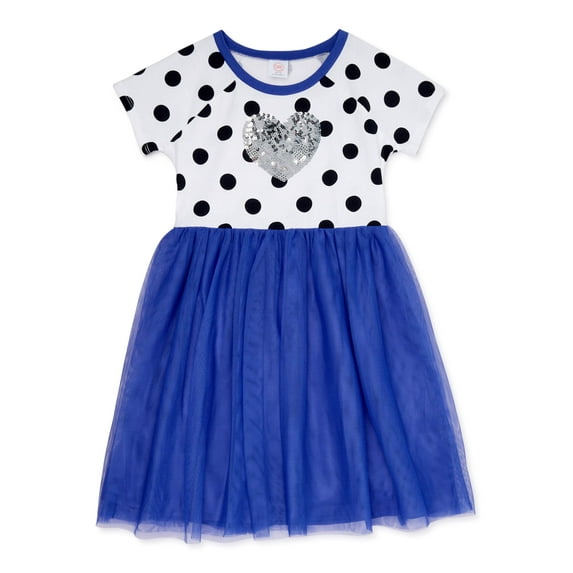 Wonder Nation Girls 4-18 Heart Tutu Dress