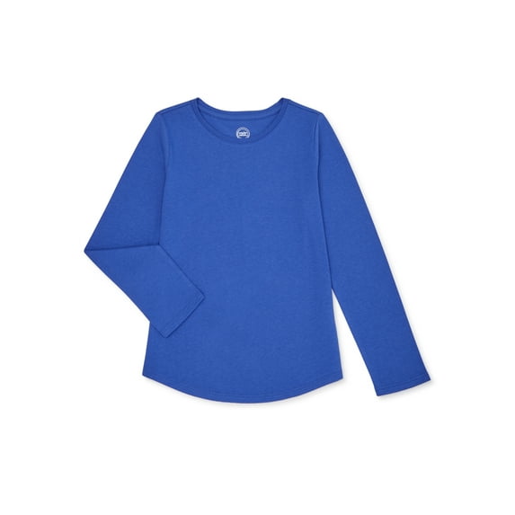 Wonder Nation Girls 4-18 & Plus Long Sleeve Kid Tough Tee