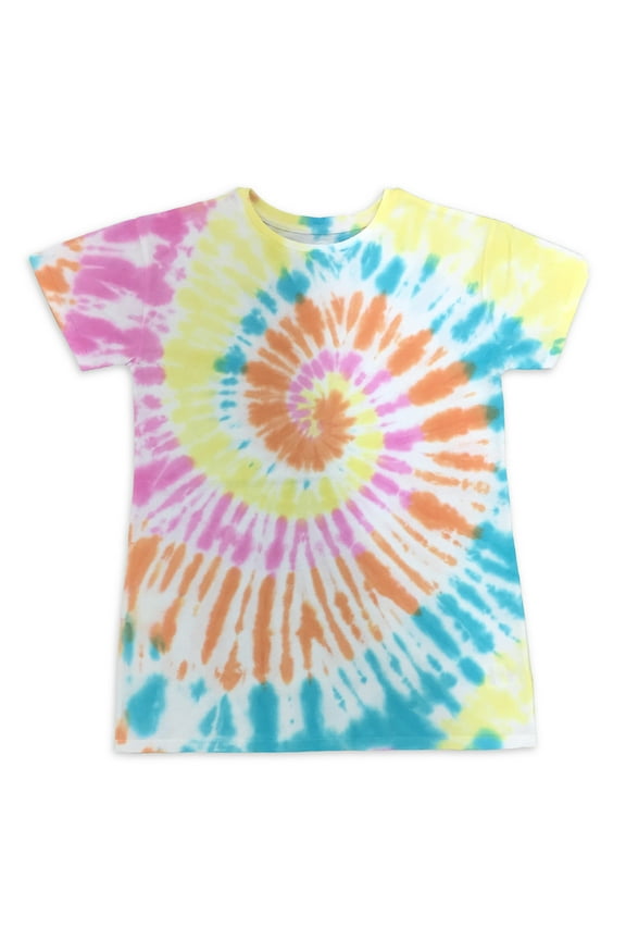 Girls 4-18 & Plus Short Sleeve Tie Dye T-Shirt