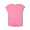 thumbnail image 1 of Wonder Nation Girls' 4-18 Short Sleeve Tie Front Top, 1 of 4
