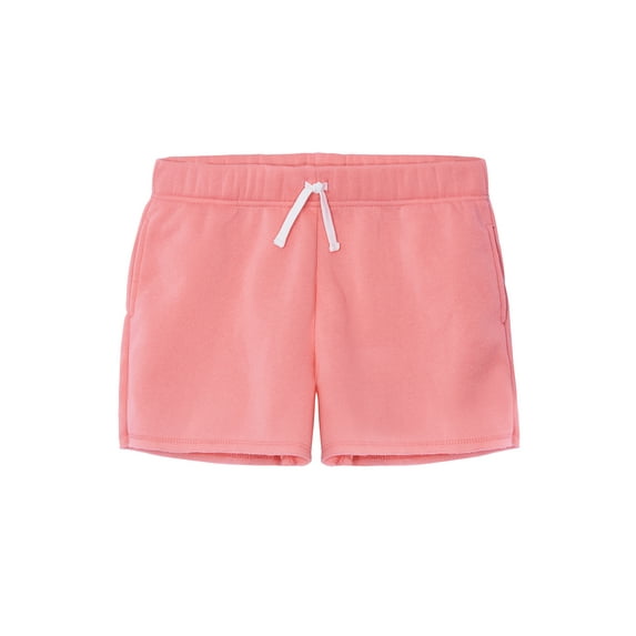Wonder Nation Girls Athleisure Short, Sizes 4-18 & Plus