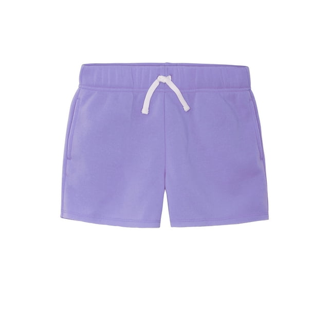 Wonder Nation Girls Athleisure Short, Sizes 4-18 & Plus