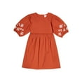 thumbnail image 1 of Wonder Nation Girls’ Balloon Sleeve Dress, Sizes 4-18 & Plus, 1 of 3
