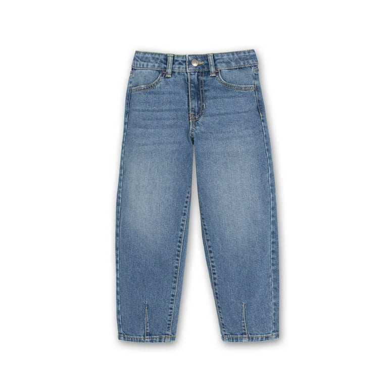 Wonder Nation Girls Barrel Jean, Sizes 5-18 - Walmart.com