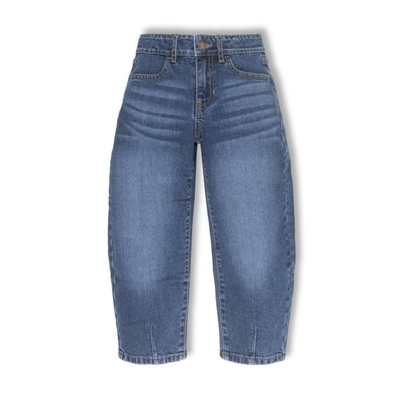 Wonder Nation Girls Barrel Jean, Sizes 5-18