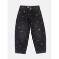 thumbnail image 1 of Wonder Nation Girls Ankle Length Barrel Jeans, Sizes 5-18, 1 of 4