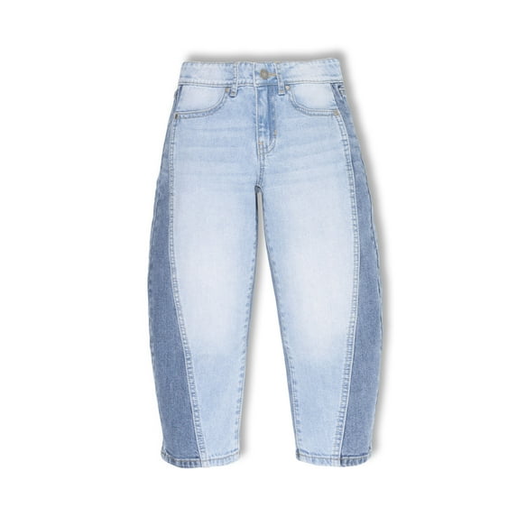 Wonder Nation Girls Barrel Jean, Sizes 5-18