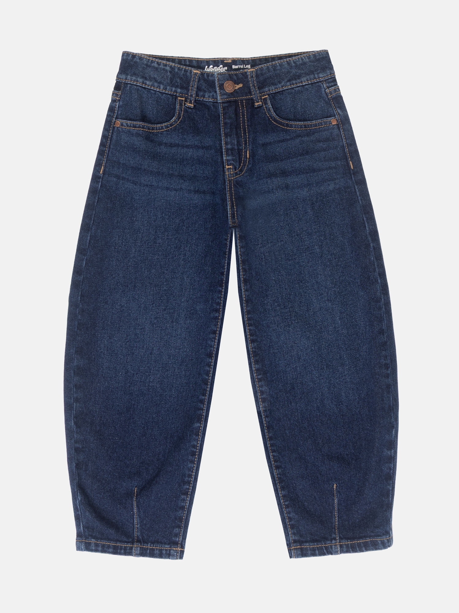 Wonder Nation Girls Barrel Jean, Sizes 5-18