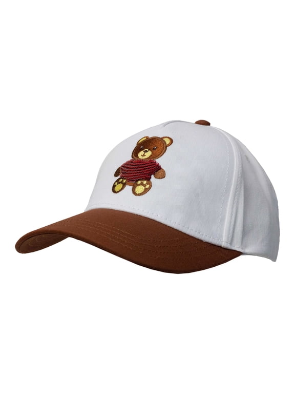 Girls Baseball Hat, Reversible Sequin Teddy Bear
