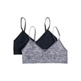 thumbnail image 1 of Wonder Nation Girls Beginner Seamless Bralette, 2-Pack, Size 28-36, 1 of 1