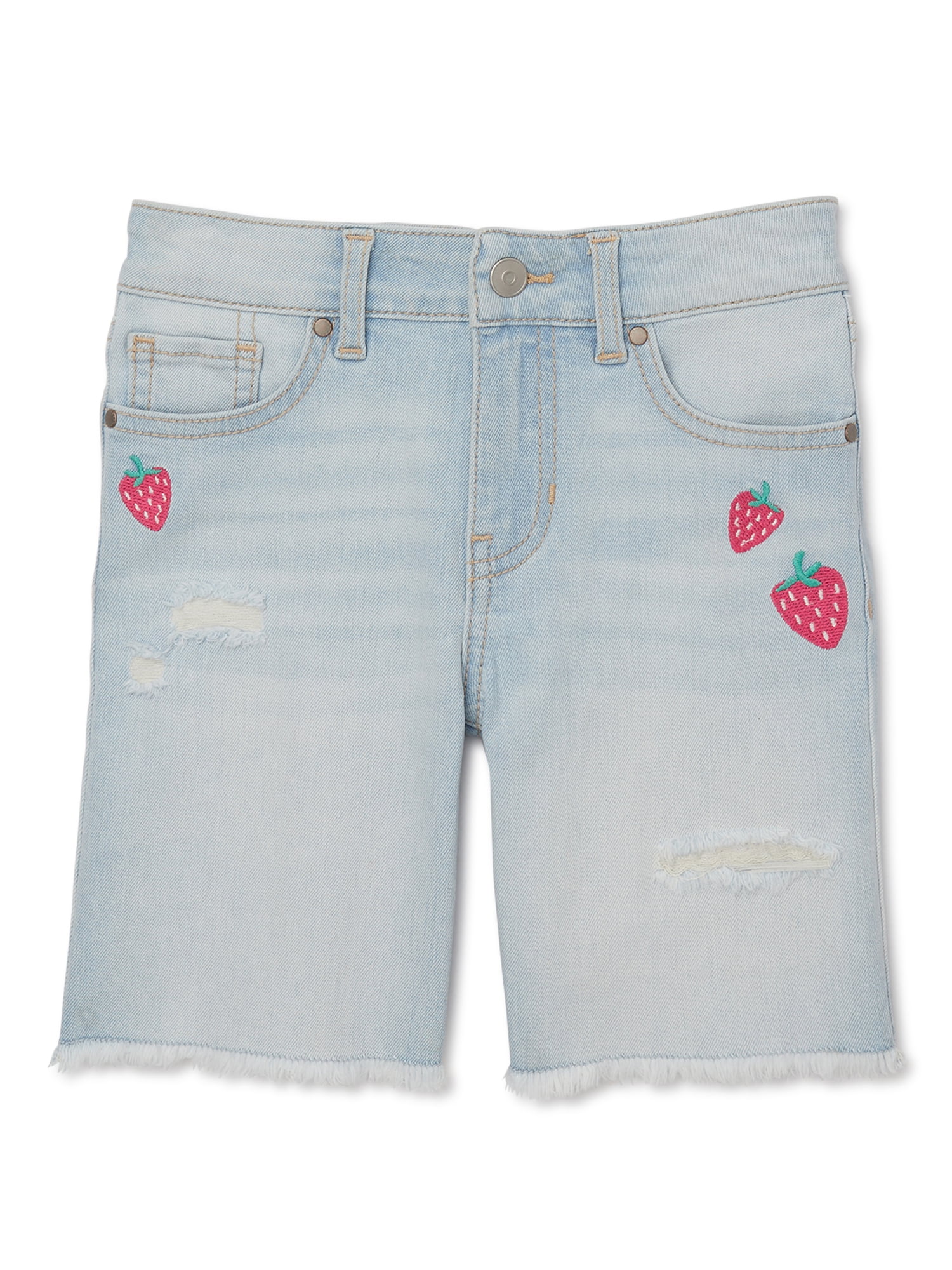 Wonder Nation Girls Bermuda Shorts, Sizes 5-18 - Walmart.com