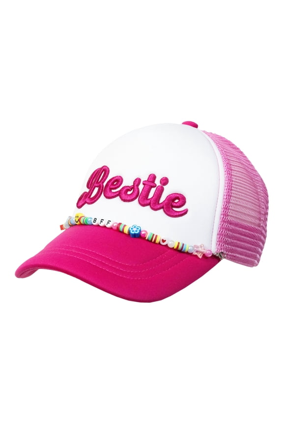 Girls Bestie Bracelet Baseball Hat One Size Fits Most
