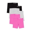 thumbnail image 1 of Wonder Nation Girls Bike Shorts, 6-Pack, Sizes 4-18 & Plus, 1 of 4