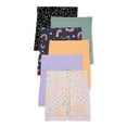 thumbnail image 1 of Wonder Nation Girls Bike Shorts, 6-Pack, Sizes 4-18 & Plus, 1 of 4