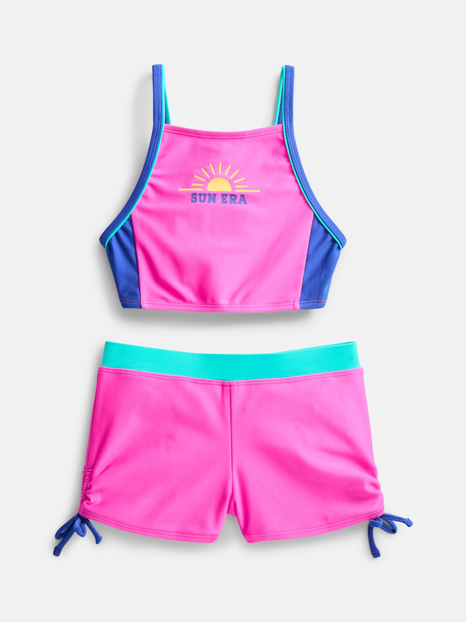 Wonder Nation Girls Bikini Swim Set, 2 Piece Sizes 4-16