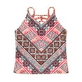 thumbnail image 1 of Wonder Nation Girls Boho Ditzy Mix & Match Swim Tankini Top, Sizes 4-18 & Plus, 1 of 3