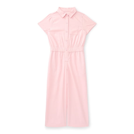 Wonder Nation Girls Boiler Jumpsuit, Sizes 4-18 & Plus