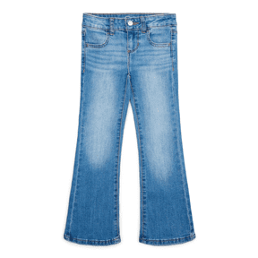 Wonder Nation Girls Bootcut Mid-Rise Jeans, Sizes 5-18 & Plus