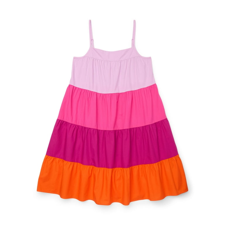 Tiered Colorblock Dress Tiered Colorblock Dress