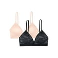 thumbnail image 1 of Wonder Nation Girls Bra, 2 Pack T-Shirt Seamless Molded Cup (Little Girls & Big Girls), 1 of 2