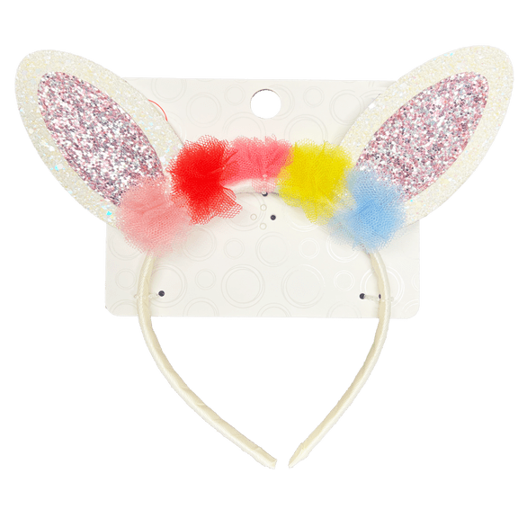Wonder Nation Girls Bunny Ear Headband, Multi