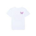 thumbnail image 1 of Wonder Nation Girls Butterfly Graphic Tee with Short Sleeves, Sizes 4-18, 1 of 3