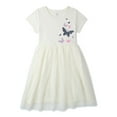 thumbnail image 1 of Wonder Nation Girls Butterfly Tutu Dress, Sizes 4-18 & Plus, 1 of 3