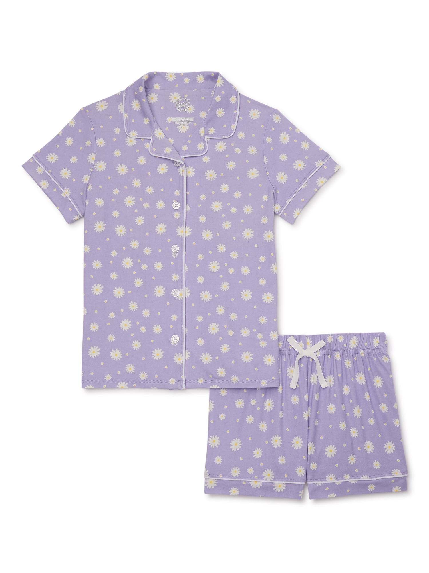Girls button front pajamas sale