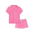 thumbnail image 1 of Wonder Nation Girls Button Front Sleep Coat Set Pajama, 2-piece, Sizes 4-18 & Plus, 1 of 6