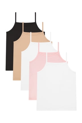 Girls Cami, 5-Pack, Sizes S-XL