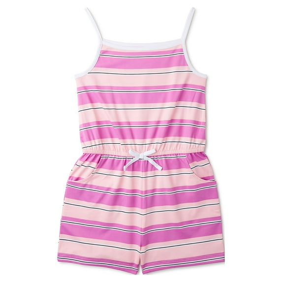 Wonder Nation Girls’ Cami Pajama Romper, Sizes 4-18 & Plus