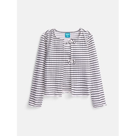 Wonder Nation Girls Ribbed Pointelle Knit Cami and Cardigan Set, Sizes 4-18